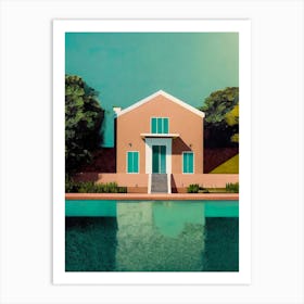 Symmetric Solitude Art Print