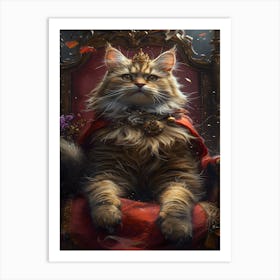 King Cat 1 Art Print