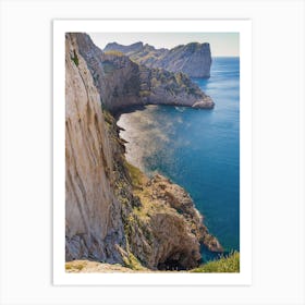 Cap de Formentor Cliffs Of Mallorca Art Print