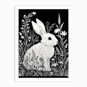 Rabbit In The Meadow 2 Art Print