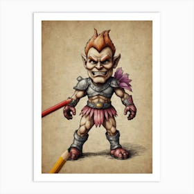 Troll Art Print