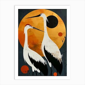 Cranes Art Print