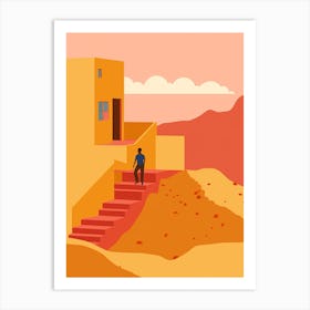 Cape Verde Travel Illustration Art Print