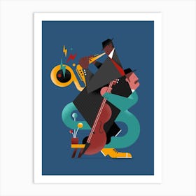 Jazz Musicians Art Print