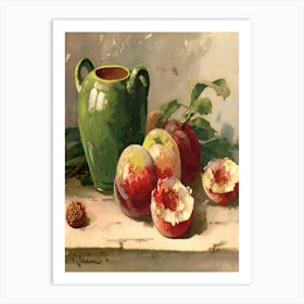 Apricots And Pears Art Print