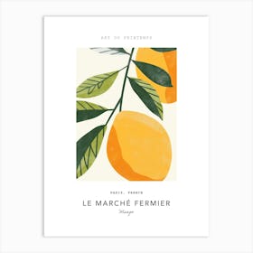 Mango Le Marche Fermier Poster 2 Art Print