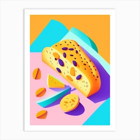 Biscotti Bakery Product Matisse Inspired Pop Art Art Print