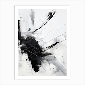 Timeless Reverie Abstract Black And White 11 Art Print