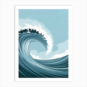 Ocean Wave Art Print