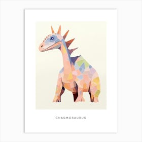 Nursery Dinosaur Art Chasmosaurus 1 Poster Art Print