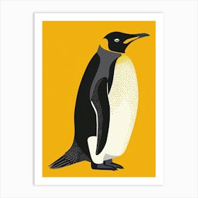 Yellow Emperor Penguin 2 Art Print