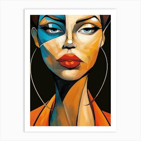 Portrait Of A Woman 474 Art Print