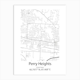 Perry Hall,United States Minimalist Map Poster