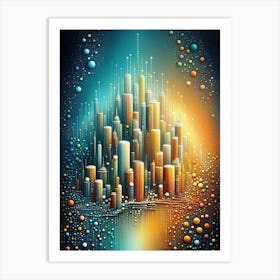 Cityscape Canvas Print Art Print