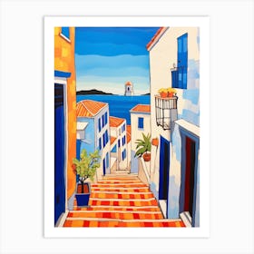 Zadar Croatia 3 Fauvist Painting Art Print