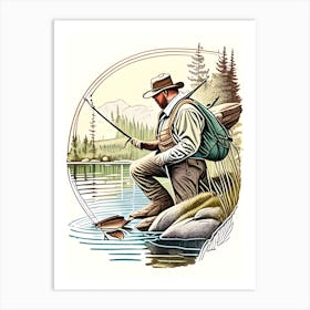 Flyfishingny Art Print