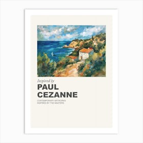 Museum Poster Inspired By Paul Cezanne 1 Art Print
