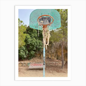 Basketball Hoop Urban Spain Art Print