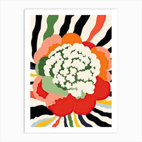 Cauliflower Summer Illustration 2 Art Print