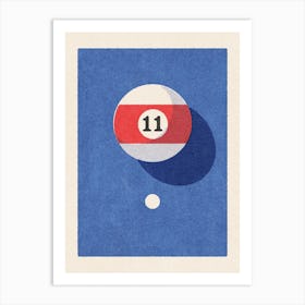 BALLS Billiards III Art Print