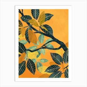 Autumn Leaves Canvas Print 2 Art Print