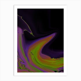 Moonlight Wave, Art, Home, Kitchen, Bedroom, Living Room, Decor, Style, Abstract, Wall Print Art Print