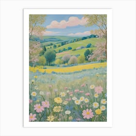 Spring Meadow no1 Art Print