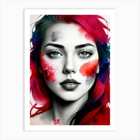 Portrait Of A Woman 5 Art Print