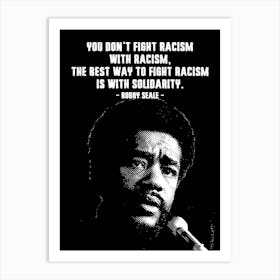 Bobby Seale Quote Line Art Art Print