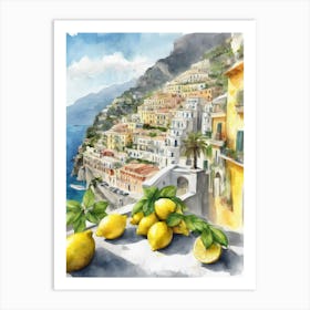 Positano Painting Art Print