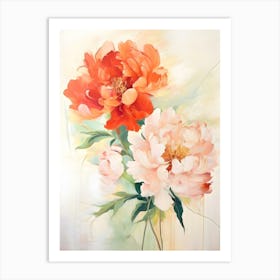 Peonies 26 Art Print