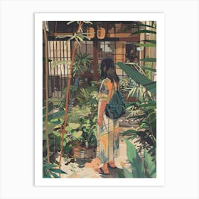 In The Garden Tofuku Ji Japan 3 Art Print