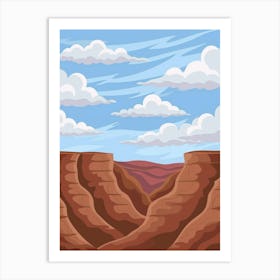 Desert Landscape 24 Art Print