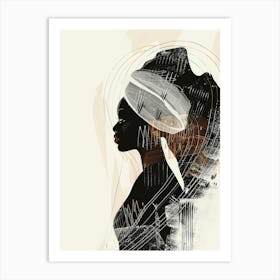 Portrait Of African Woman 68 Art Print