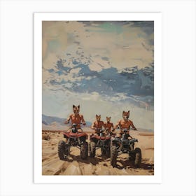 Four Wheelers Of The Apocalypse 3 Fy V Art Print