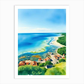 Village By The Sea 2 Art Print