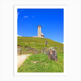 Church On A Hill Art Print