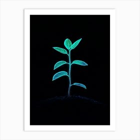 Neon Plant 23 Art Print