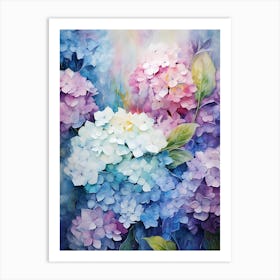 Hydrangeas 15 Art Print