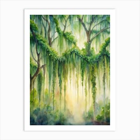 Mossy Forest Art Print