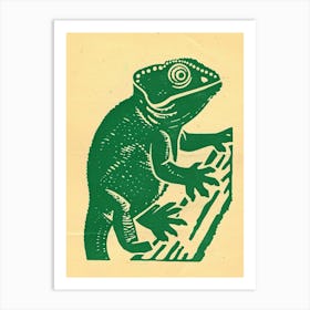 Chameleon Bold Block 1 Art Print