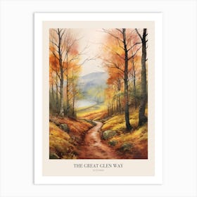 The Great Glen Way Scotland Uk Trail Poster Art Print