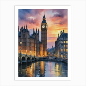 Big Ben London Art Print