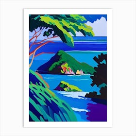 Lord Howe Island Australia Colourful Painting Tropical Destination Art Print