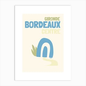 BORDEAUX Centre Art Print