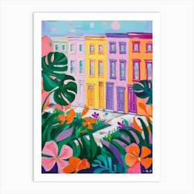 Colorful Houses 6 Art Print