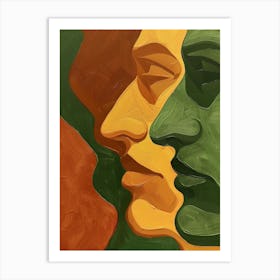 Two Faces 26 Art Print