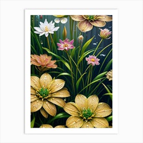 Flower Art 2 Art Print