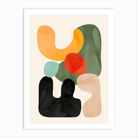 Minimal Abstract Shapes 34 Art Print