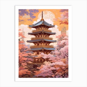 The Kinkaku Ji Temple Kyoto Japan Art Print